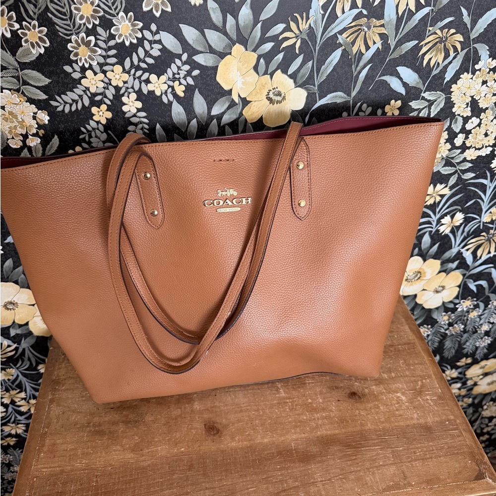 Coach reversible tote